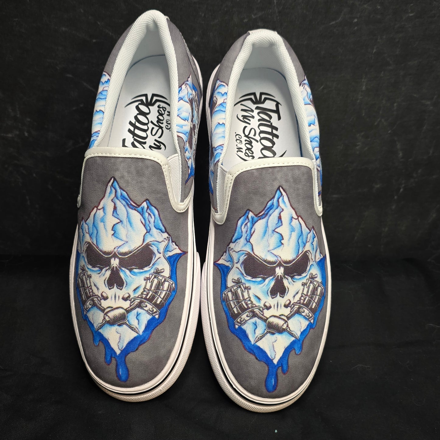 Only the tip Grey Smoke slip on