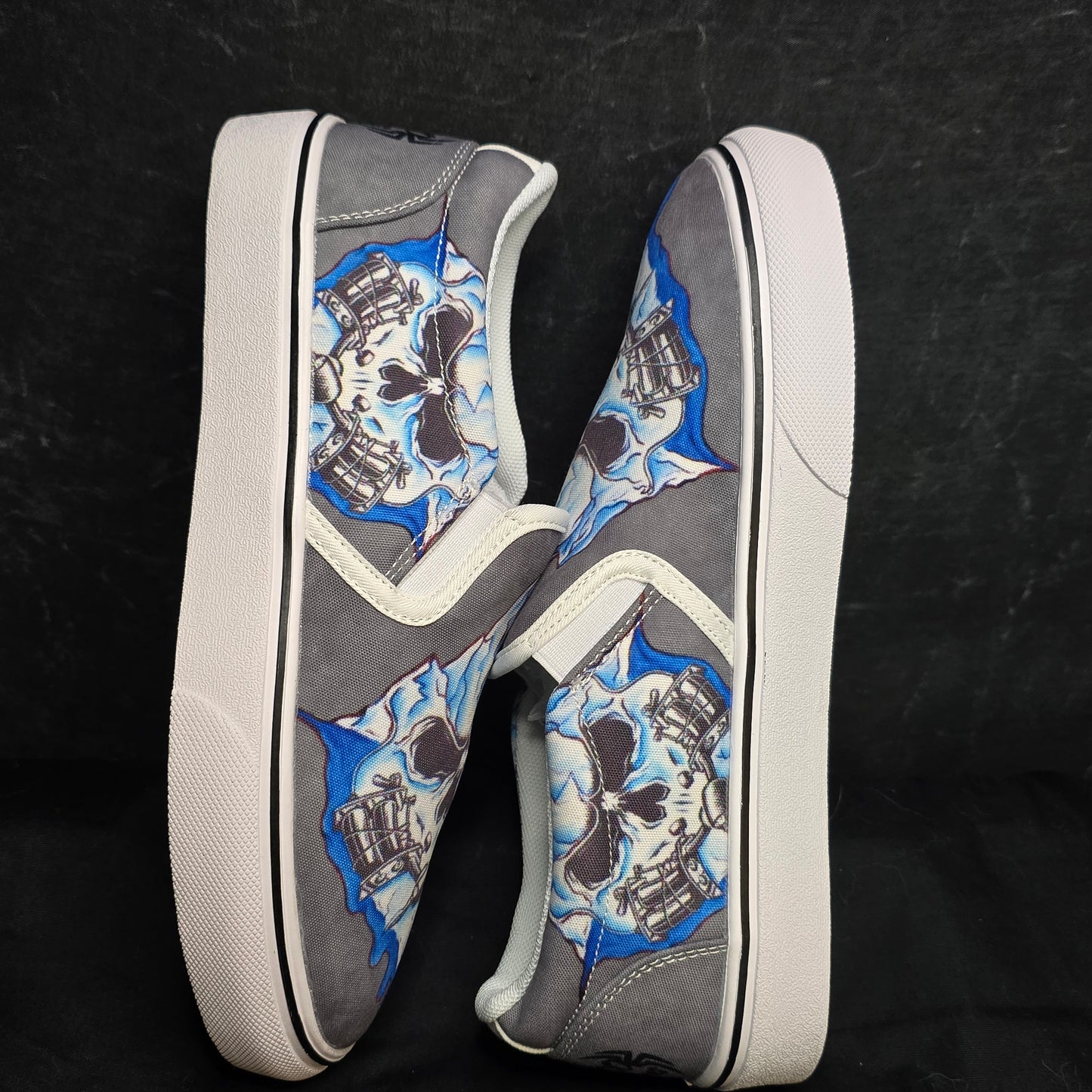 Only the tip Grey Smoke slip on