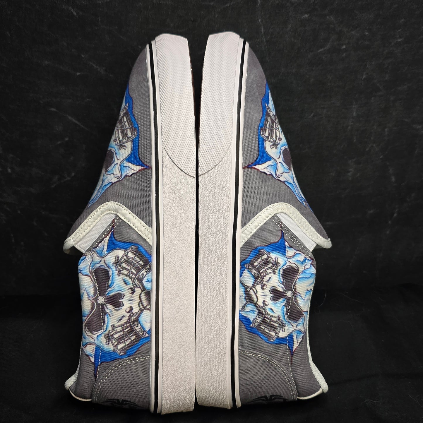 Only the tip Grey Smoke slip on