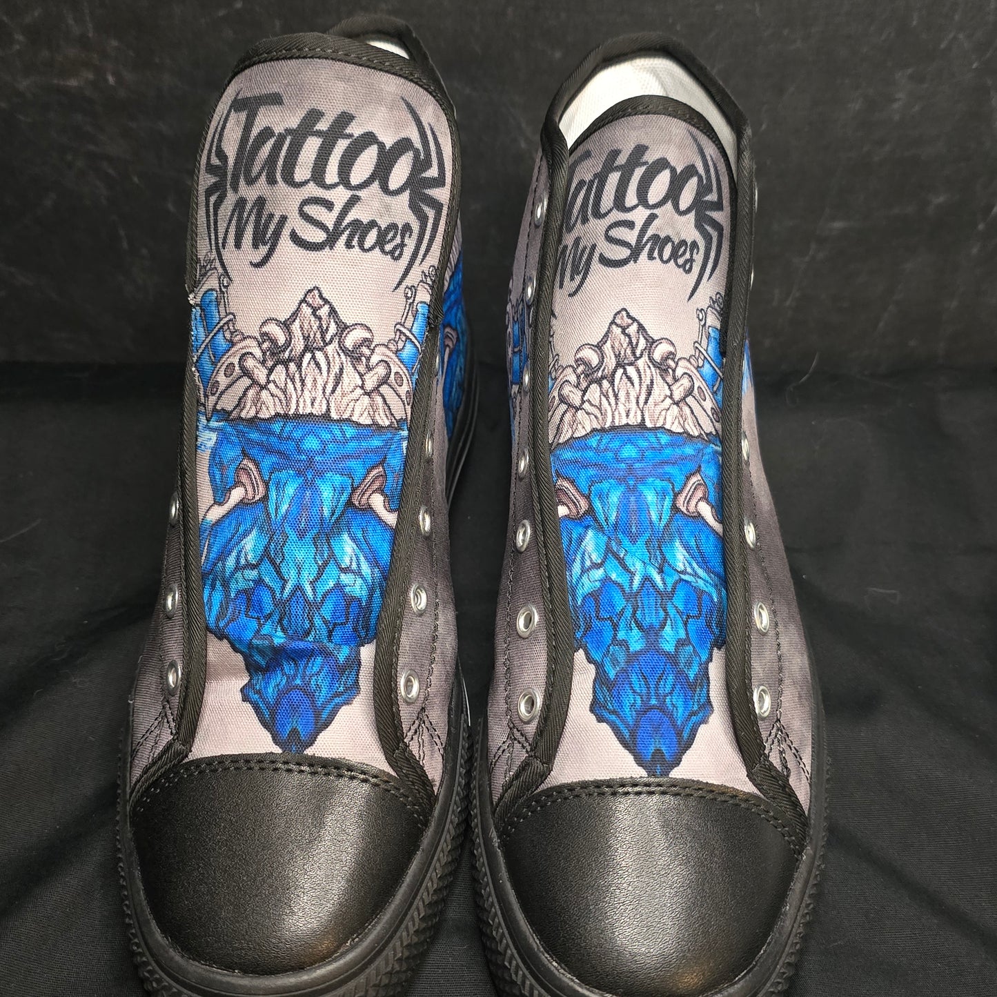 Only the tip - Grey Smoke High tops