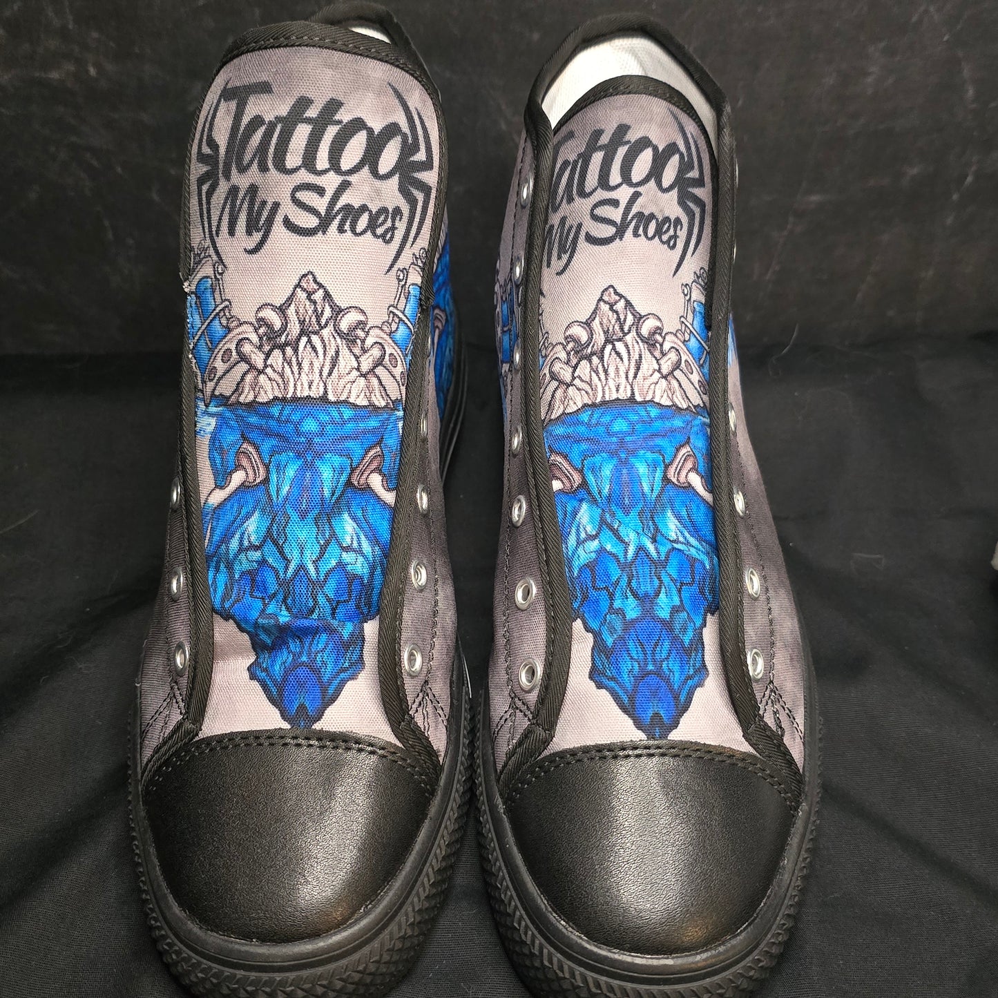 Only the tip - Grey Smoke High tops