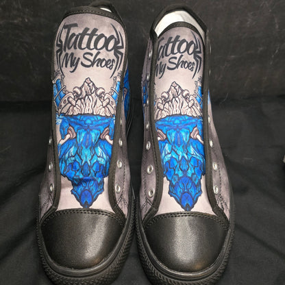 Only the tip - Grey Smoke High tops