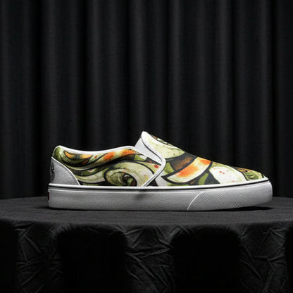 Sneaker with Bio Mech pattern on a white background