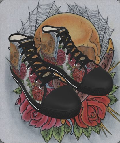 Skull and Roses - High Tops
