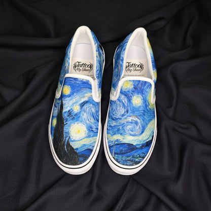 Van Gogh Starry night custom shoes